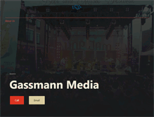 Tablet Screenshot of gassmann-media.com